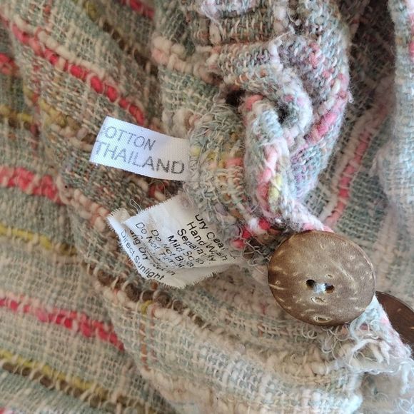 Yasuko Kurisaka Anthropologie Woven Cotton 2 Pocket Sleeveless Top - Picture 8 of 16